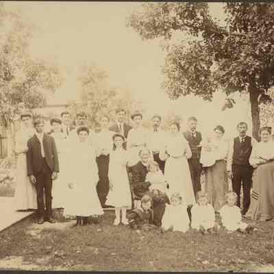 Photograph, Mrs. P Ferguson & Family
