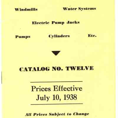 Price List No. 15, Catalog No. twelve (12) - BREYERS BROS., WHITING & CO. 1938.