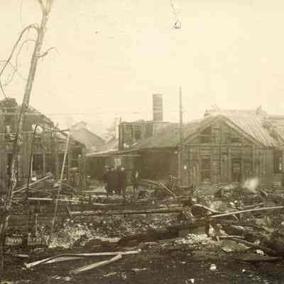 Postcard, Shaler, C.A. Shaler Co. Fire.