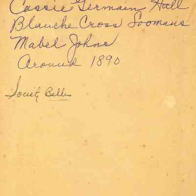 P. 60, Society Belles around 1890.