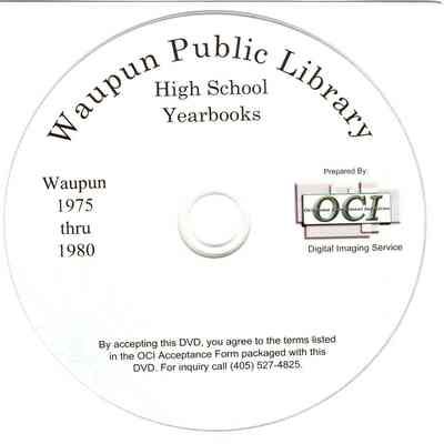 Waupun High School Yearbooks 1975-1980