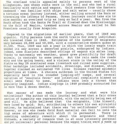 Gold Rush Journal