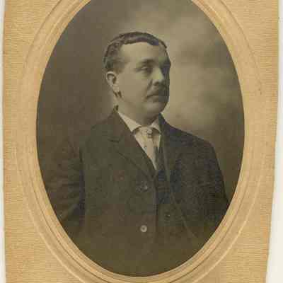 Cabinet Portrait, F A McElroy