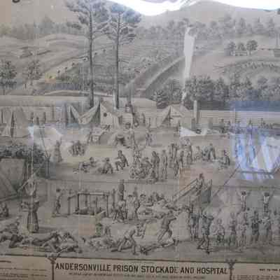 Civil War, Andersonville Lithograph