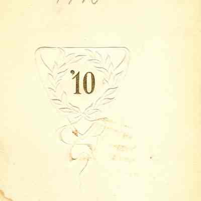 Program, Commencement, Waupun High School, 1910