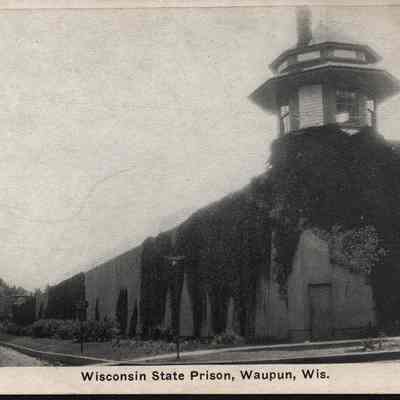 Postcard, Corrections, Wisconsin State Prison