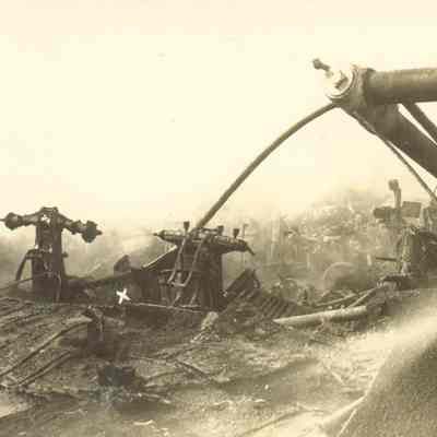 Postcard, Shaler, C.A. Shaler Co. Fire.