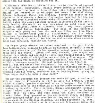 Gold Rush Journal