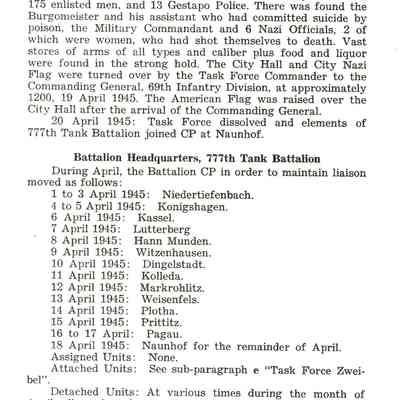 Page from The 777 Tank Battalion