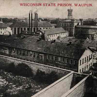 Postcard, Corrections, Wisconsin State Prison
