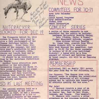 Waupun Area Arts Council News