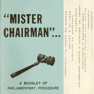 "Mister Chairman"