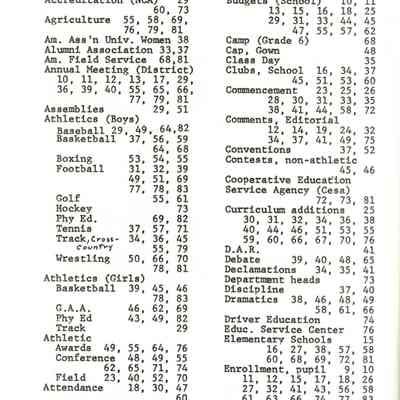Page from book of History of Waupun Area Schools