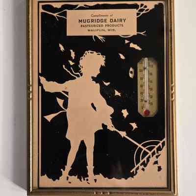 Advertisement, Thermometer, Dairy, Mugridge Dairy