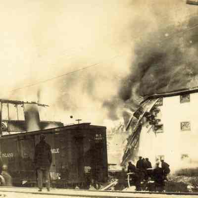 Postcard, Shaler, C.A. Shaler Co. Fire.