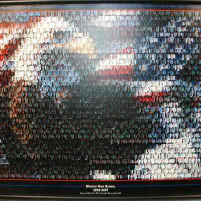 Poster, National Flag and Eagle, Class of 2006-2007