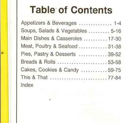 Table Content