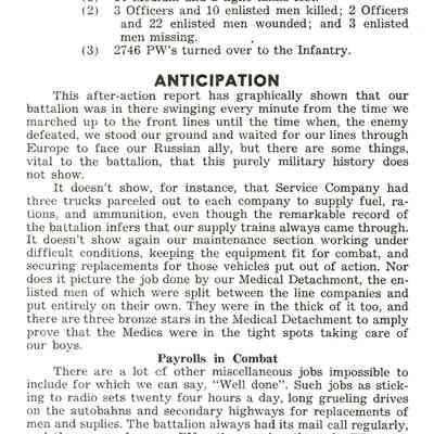 Page from The 777 Tank Battalion
