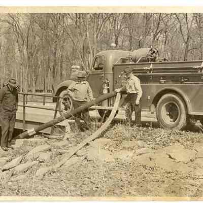 Photograph, Waupun Fire Department, Pumper Truck