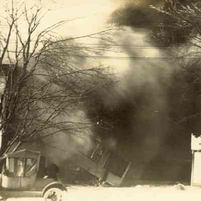 Postcard, Shaler, C.A. Shaler Co. Fire.