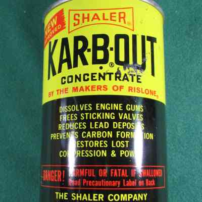 Can, Shaler, Rislone of Kar-B-Out, Concentrate, 12 FL OZS
