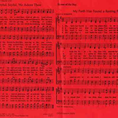 Norwegian Lutheran Church Service.