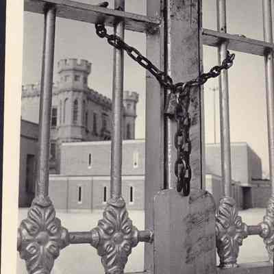 Photograph, Corrections, Wisconsin State Prison, Gates of Waupun Prison