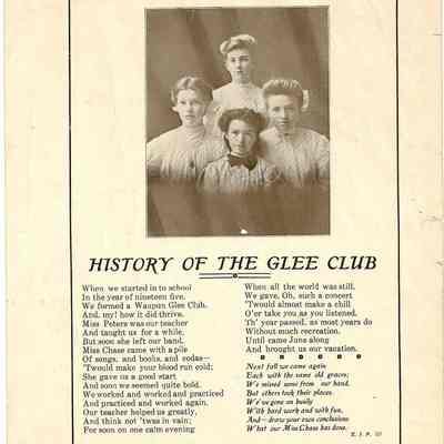Glee Club from Waupun High School.