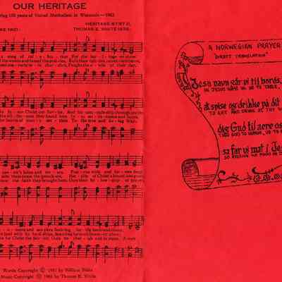 Norwegian Lutheran Church Service.