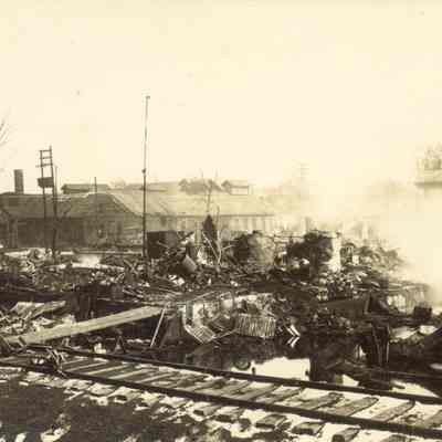 Postcard, Shaler, C.A. Shaler Co. Fire.