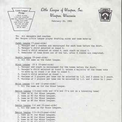 Rules for Drafting, 1992