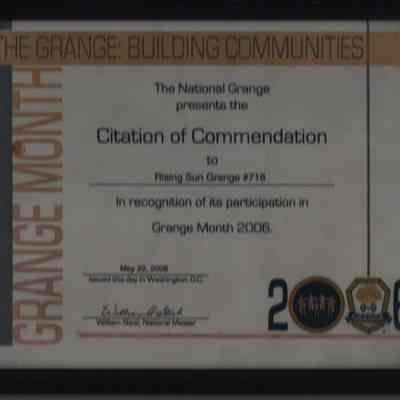 Citation, Framed