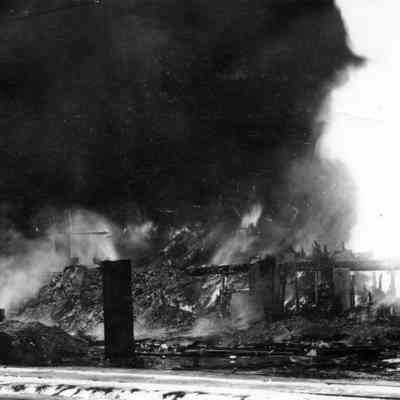 Postcard, Shaler, C.A. Shaler Co. Fire.
