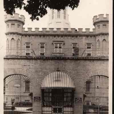 Postcard, Corrections, Wisconsin State Prison, Main Entrance, Elster