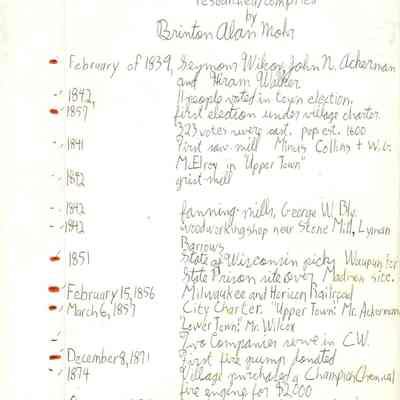 The History of Waupan/Waubun
