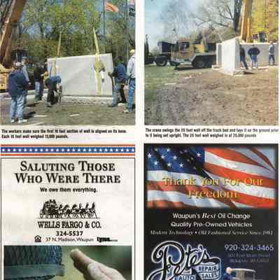 Waupuns Veterans Memorial Wall