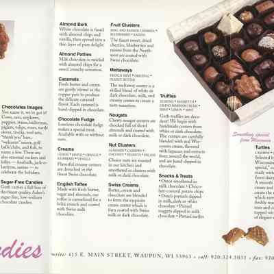Guth Candies menu