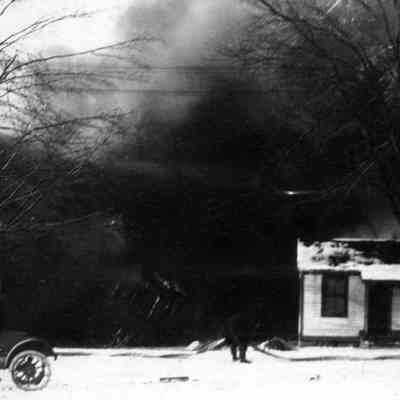 Postcard, Shaler, C.A. Shaler Co. Fire.