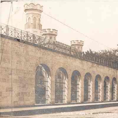 Postcard, Corrections, Wisconsin State Prison, Front Wall
