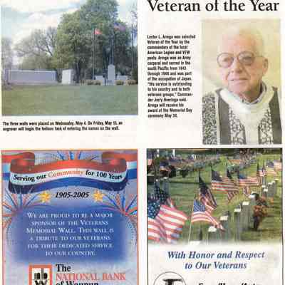 Waupuns Veterans Memorial Wall