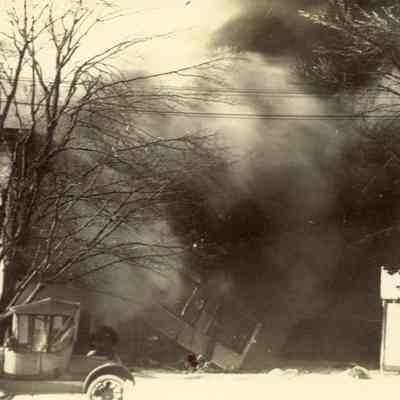 Postcard, Shaler, C.A. Shaler Co. Fire.