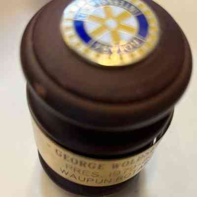 Gavel, Rotary, George Woldseth President