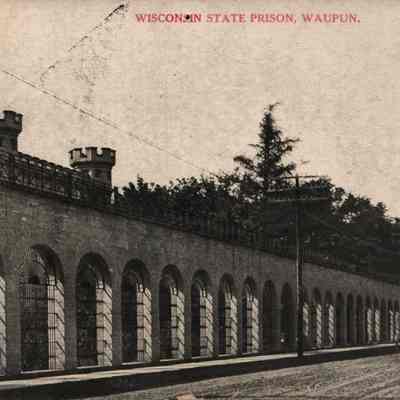 Postcard, Corrections, Wisconsin State Prison
