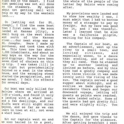 Page from Gold Rush Journal-Hillyer