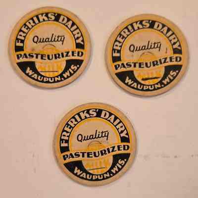 Milk Bottle Caps, Dairy, Freriks' Dairy