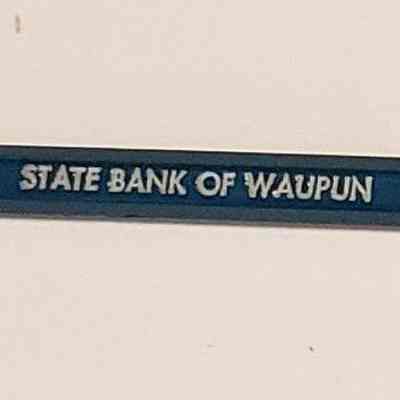 Pencil, State Bank of Waupun