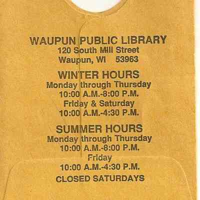 Waupun membership card holder.