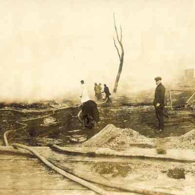 Postcard, Shaler, C. A, Shaler Co. Fire