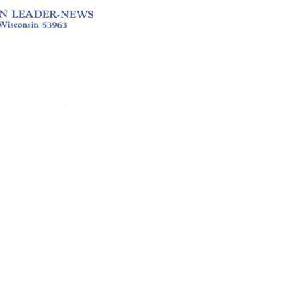 Envelope for -THE WAUPUN LEADER-NEWS