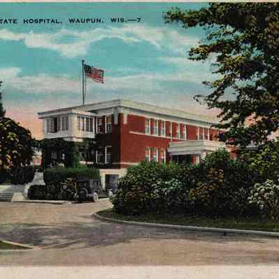 Postcard, Central State Hospital, Wis-7, #1374 N